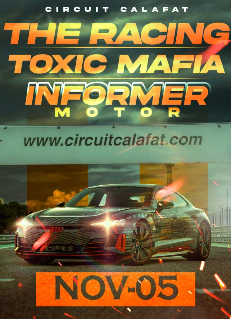 Portada con Audi E-tron de fondo circuito de calafat
