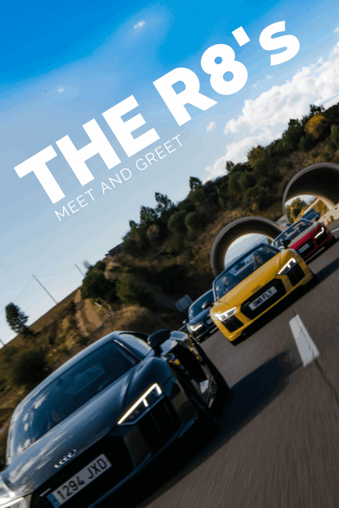 Evento exclusivo de Audis R8